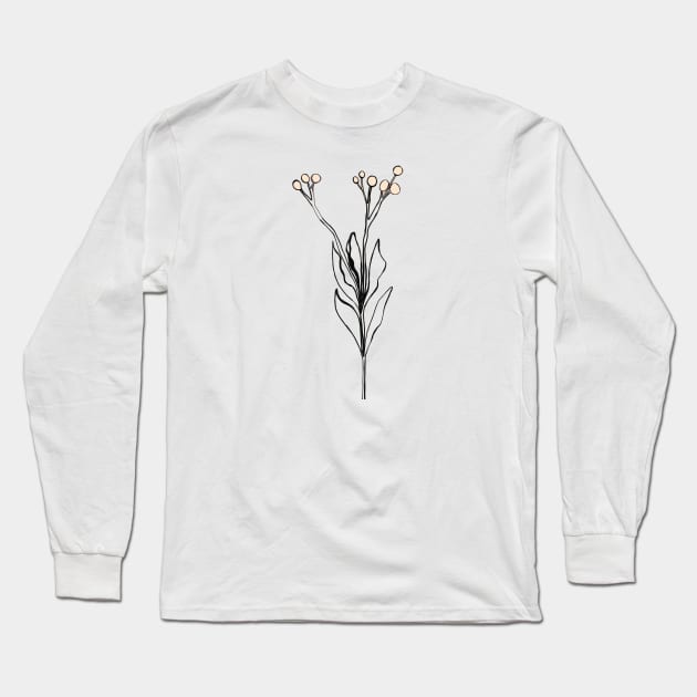 Floral Long Sleeve T-Shirt by Britt Does Design